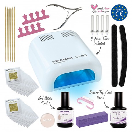 Meanail Kit Set Mit Uv Lampe Fur Nagel Permanent Manikure